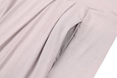 Solid Color Suit Set