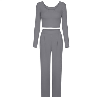 Solid Color Suit Set