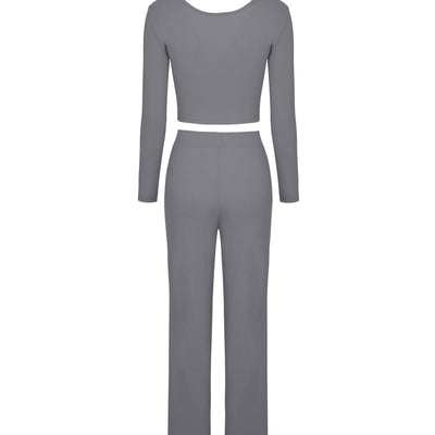 Solid Color Suit Set