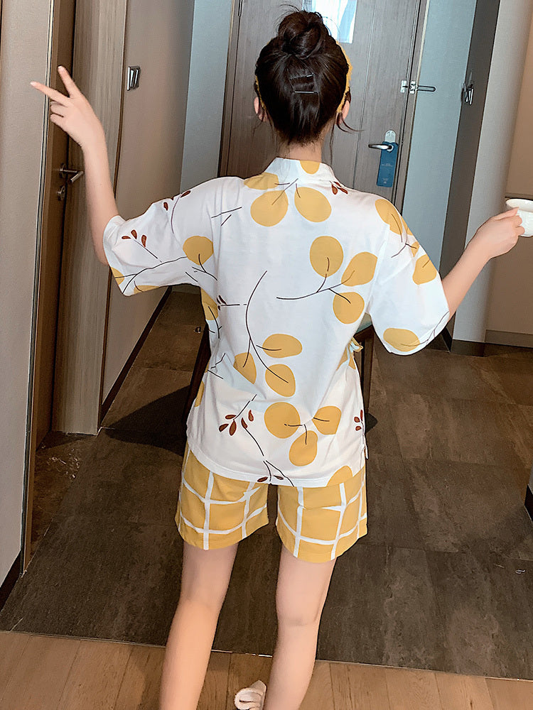 Pyjama kimono en coton léger