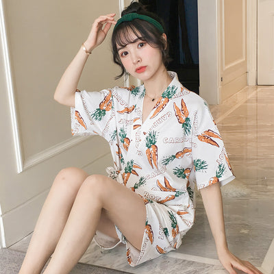 Pyjama kimono en coton léger