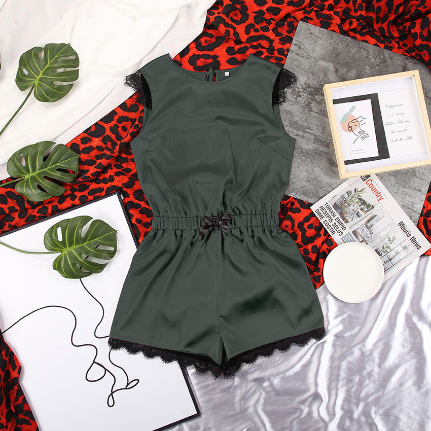 Satin Halter Pajamas