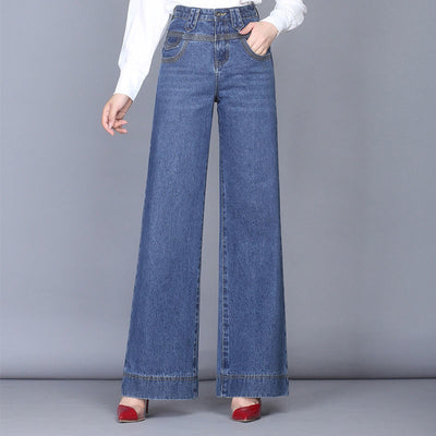 Denim coupe ample