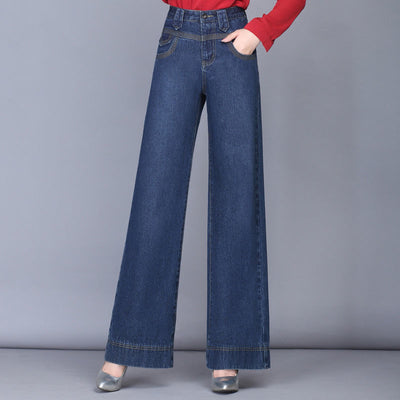 Denim coupe ample