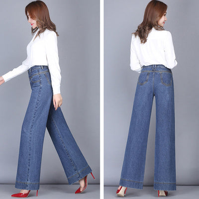 Denim coupe ample