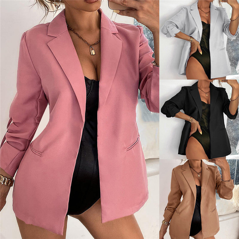 Blazer uni pour les déplacements