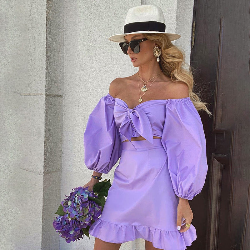 Puff Sleeve Off Shoulder