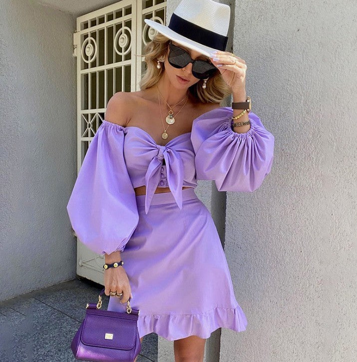 Puff Sleeve Off Shoulder