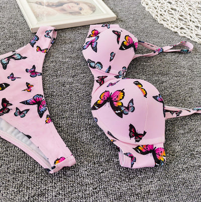 Women's Butterfly Print Bikini Set - Shé Hauté