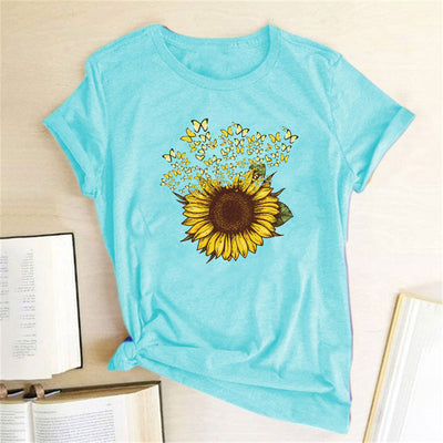 Giraffe Print Tee