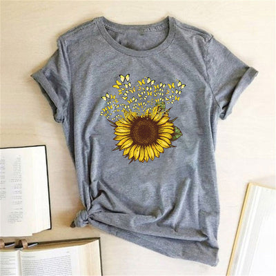 Giraffe Print Tee