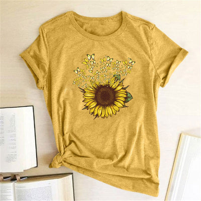 Giraffe Print Tee