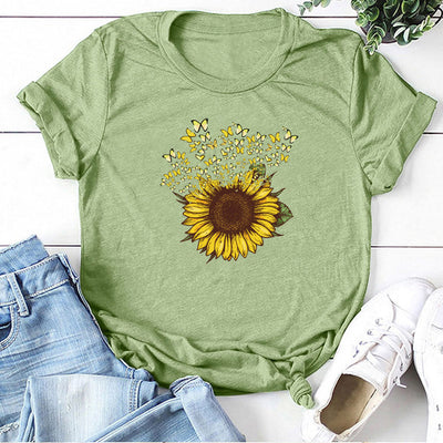 Giraffe Print Tee