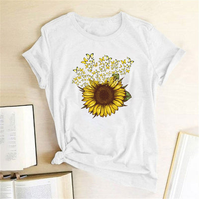 Giraffe Print Tee