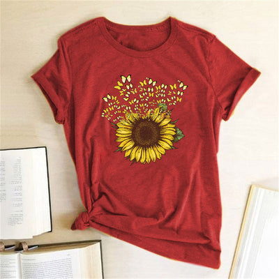 Giraffe Print Tee
