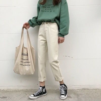 Korean Lace Jeans