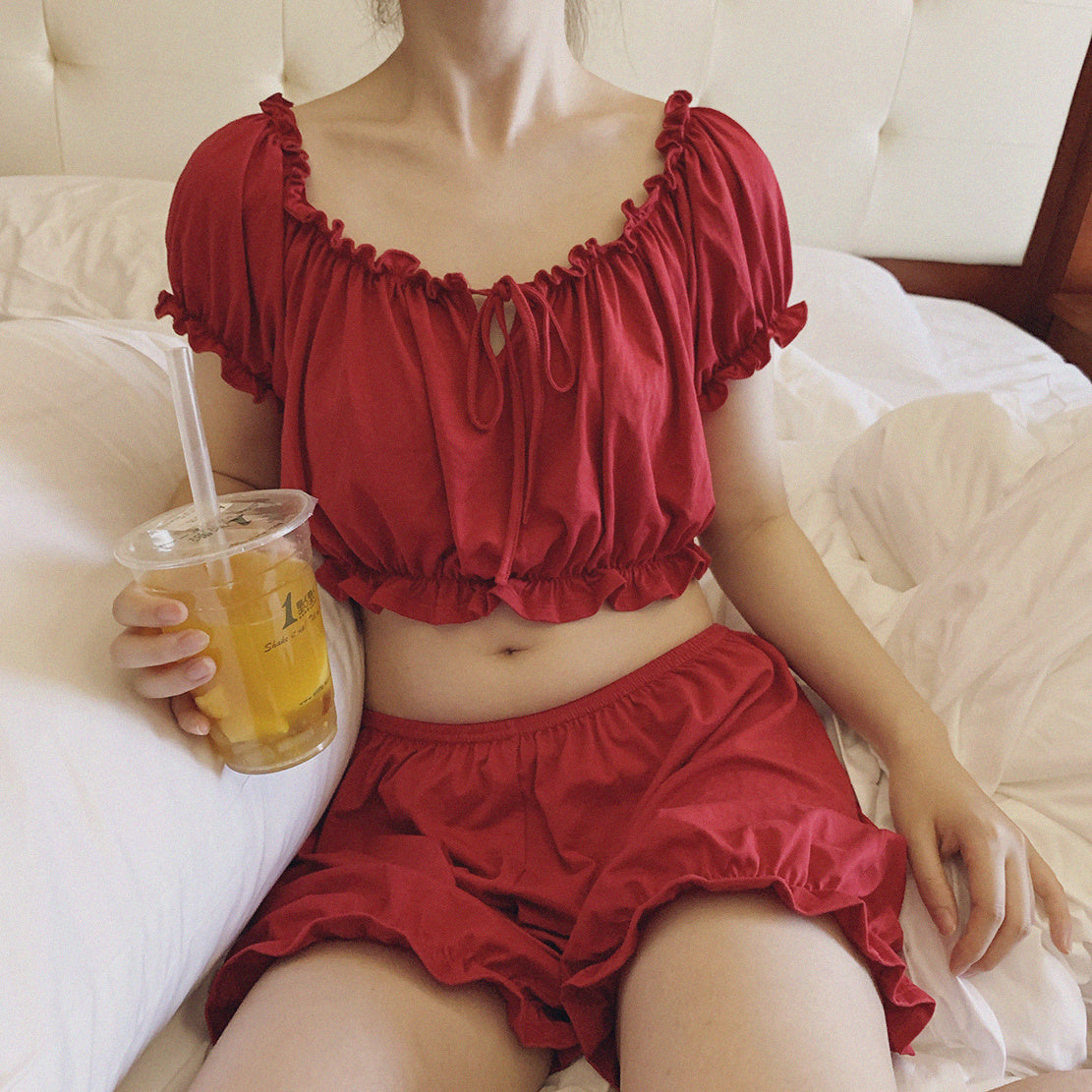 2pc Pumpkin PJs