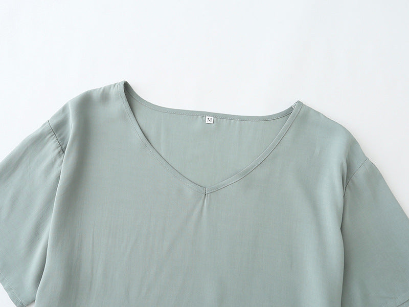 Ensemble d'été à col en V
