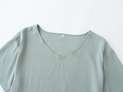 Ensemble d'été à col en V