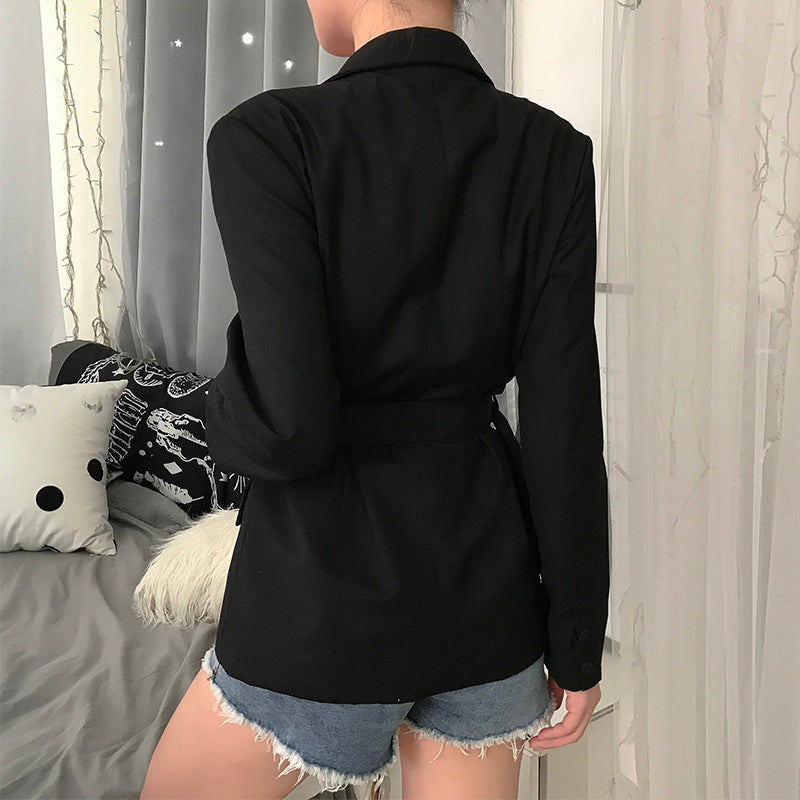 Long Blazer with Belt