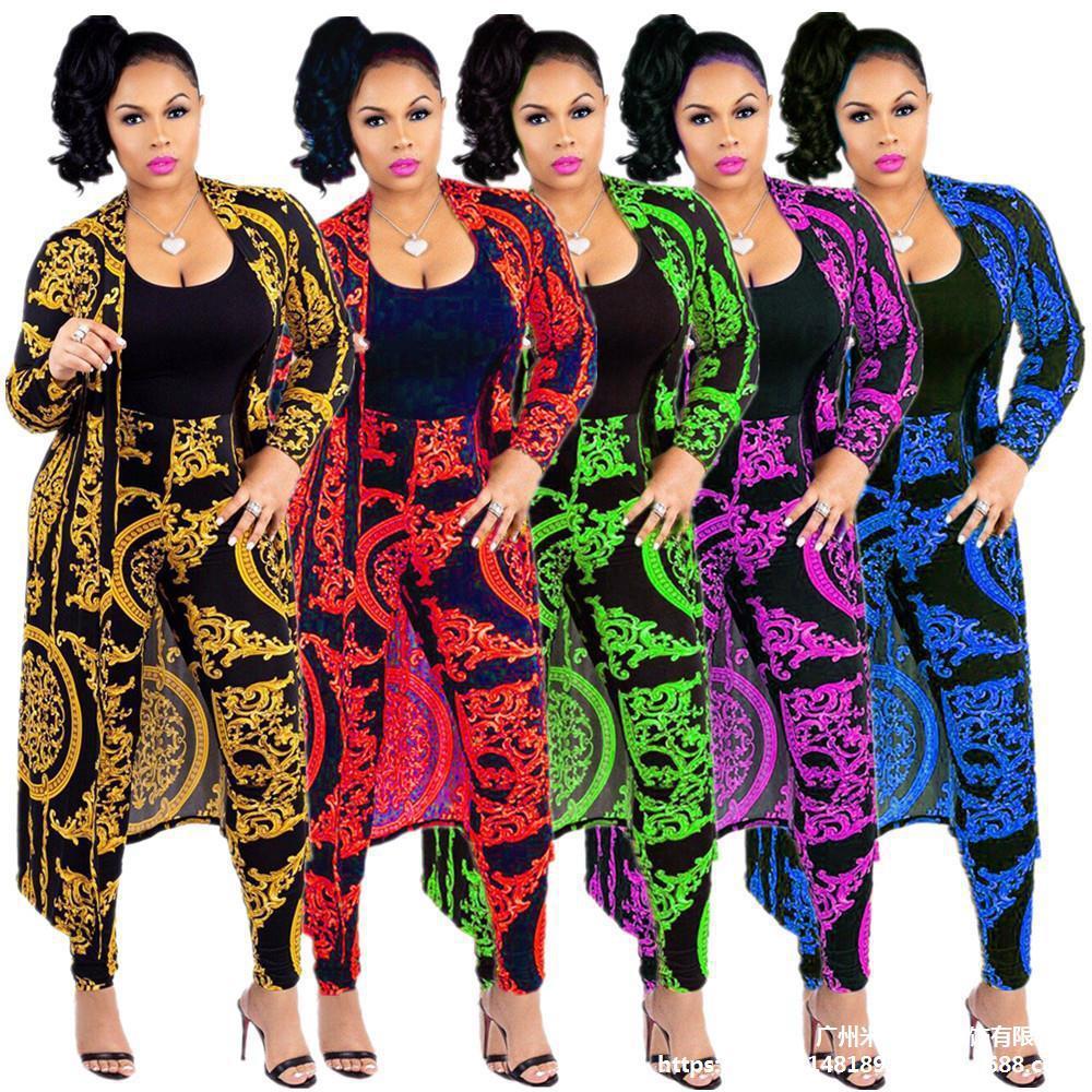 2-Piece Print Suit
