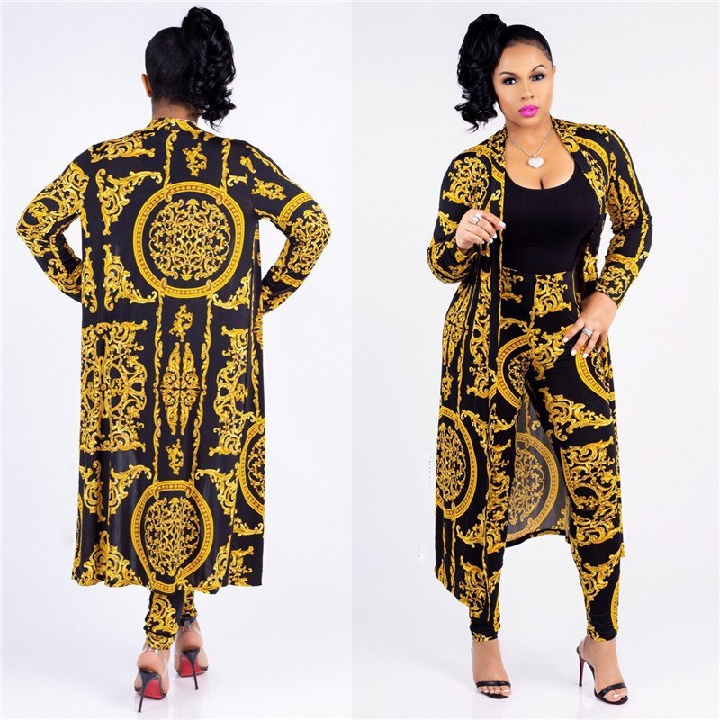 2-Piece Print Suit