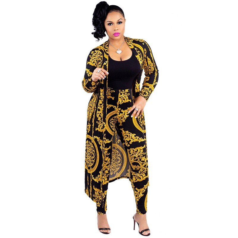 2-Piece Print Suit
