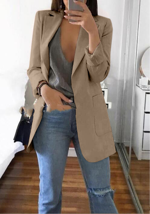 Blazer slim à revers