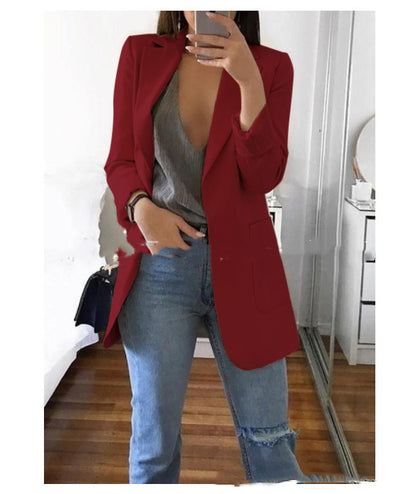 Blazer slim à revers