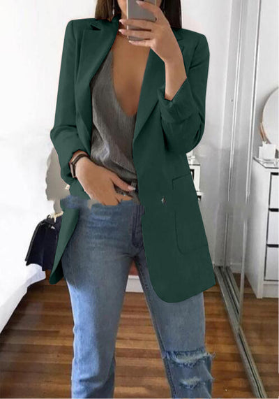 Blazer slim à revers