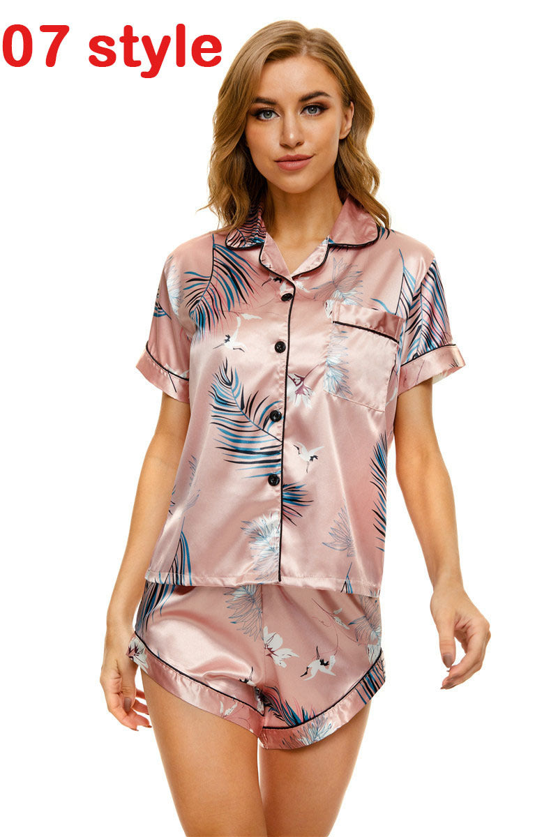 Satin Print PJ Set