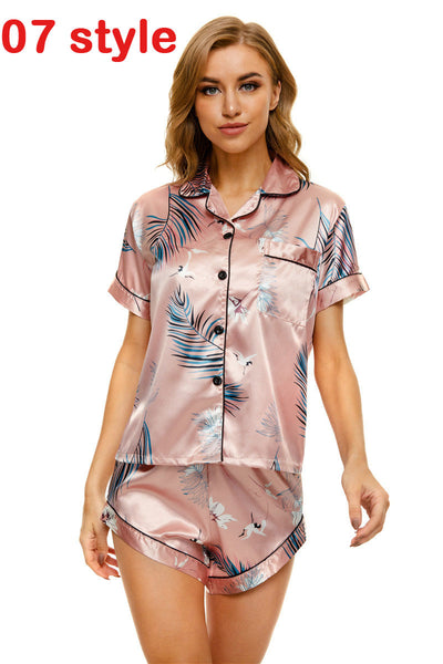 Satin Print PJ Set