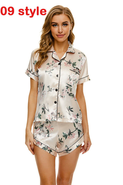 Satin Print PJ Set