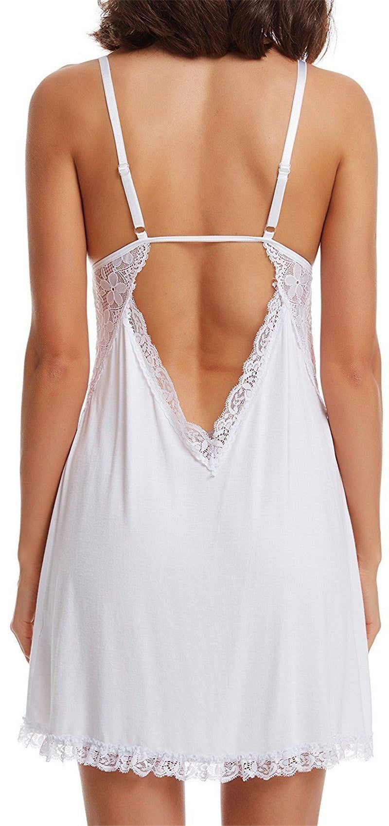 Lace Back Nightie