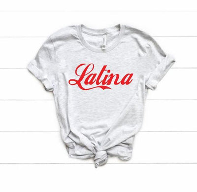 Latina Red Print Tee