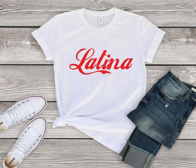 Latina Red Print Tee