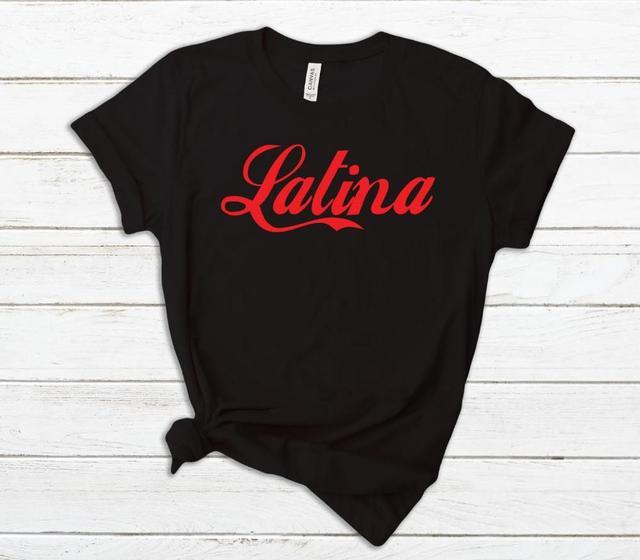 Latina Red Print Tee