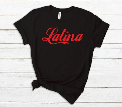 Latina Red Print Tee