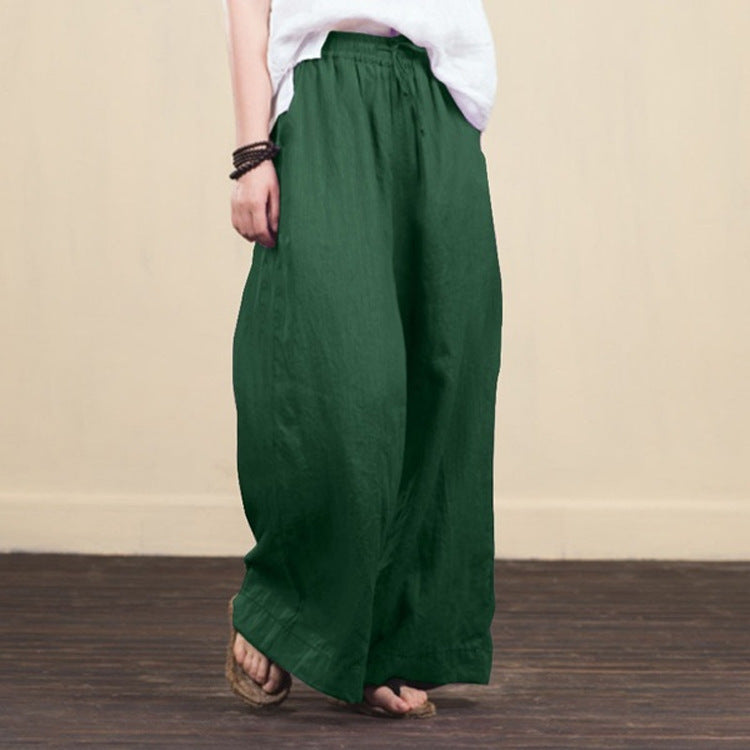 Pantalon à jambes larges