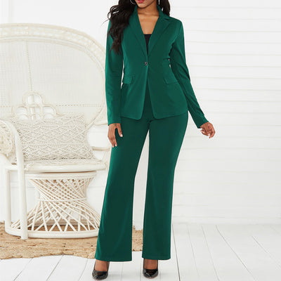 Solid Color Suit Set