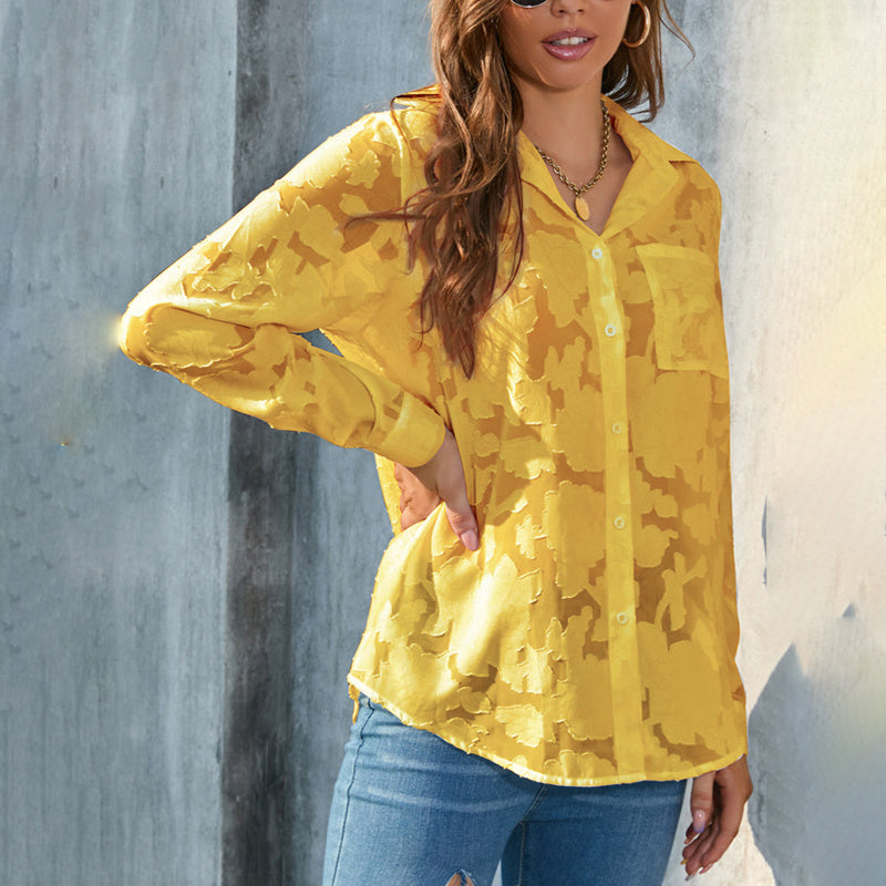 Casual Long Sleeve Top – Women