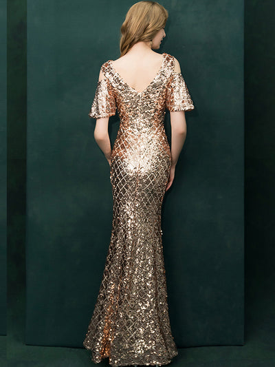Robe de soirée à paillettes