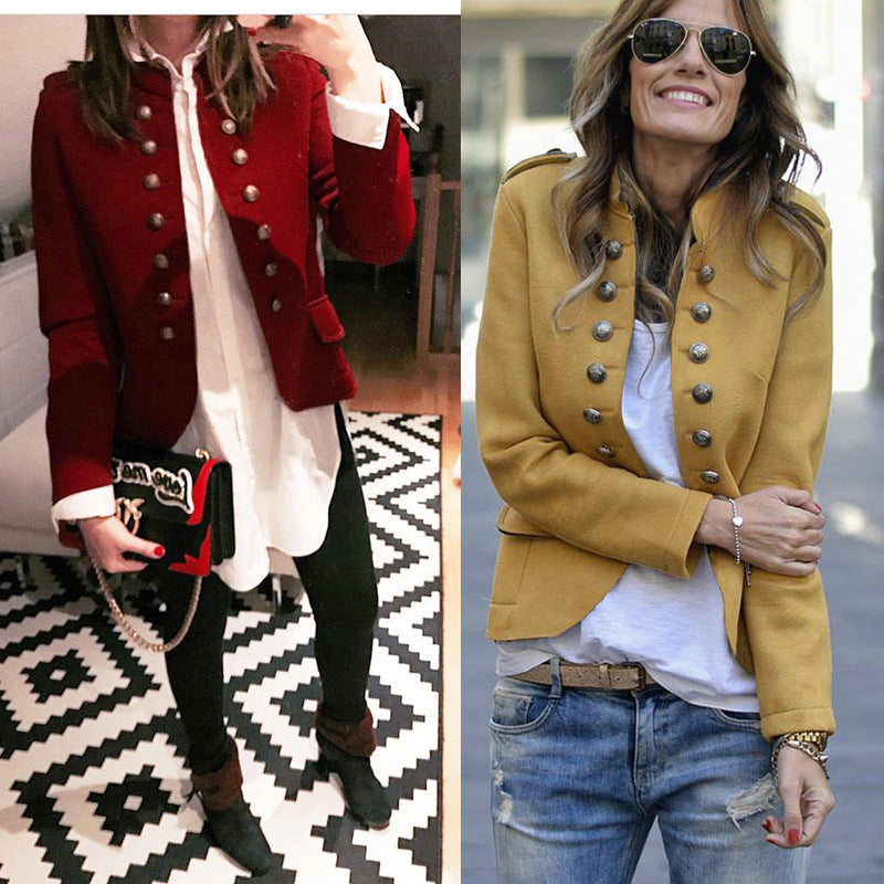 Trendy Button Coat