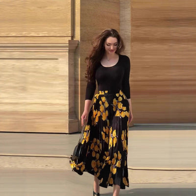 Printed Skirt Outfit