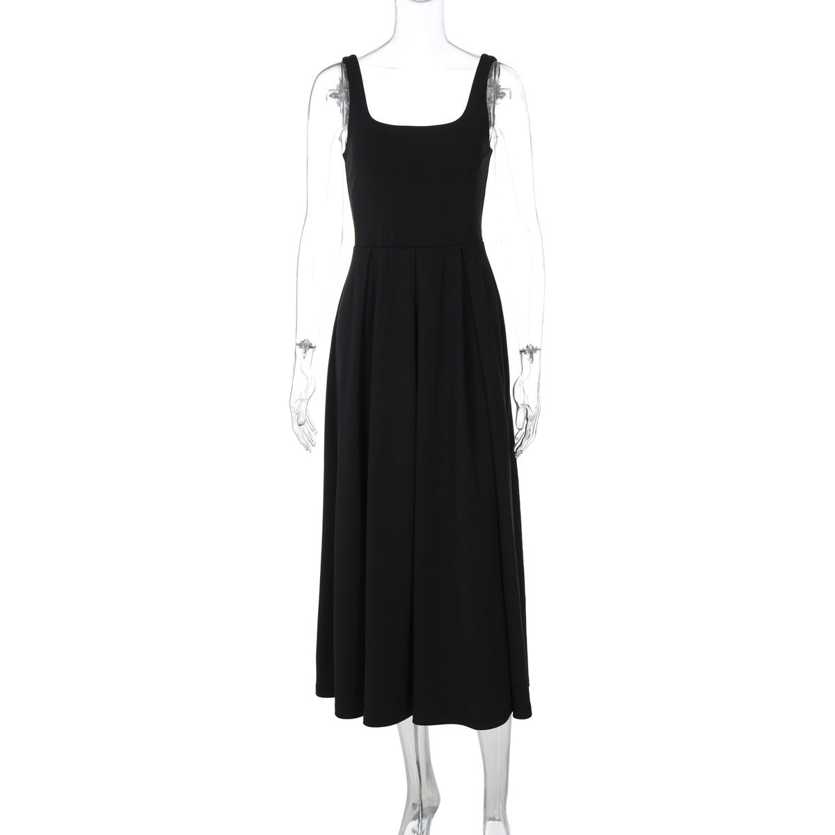 Robe plissée à la taille