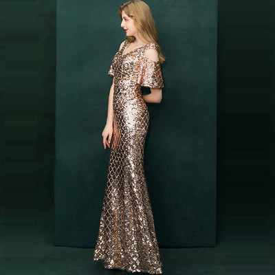 Robe de soirée à paillettes