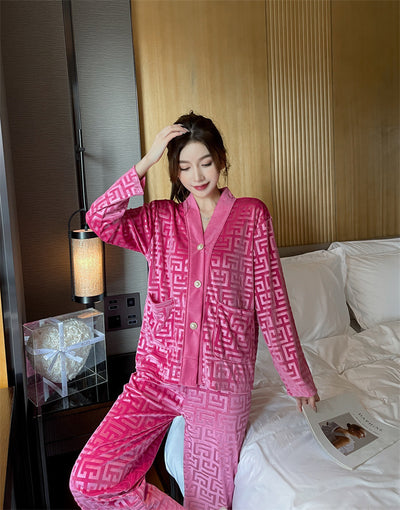 Ensemble pyjama en velours