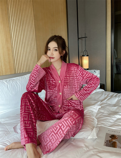 Ensemble pyjama en velours