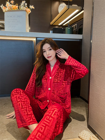 Ensemble pyjama en velours