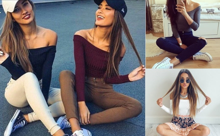 Off Shoulder Crop